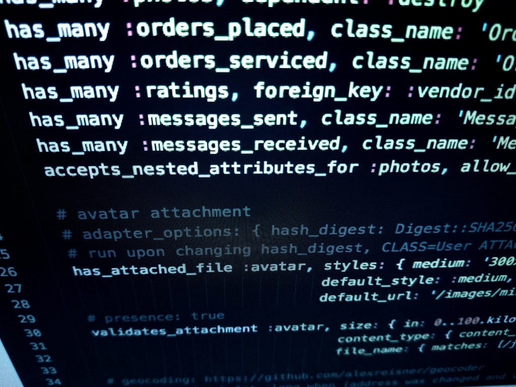 pexels-photo-374563-374563 Close-up image featuring detailed programming code on a computer screen, ideal for tech-related themes.